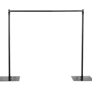 Pipe & Drape Metal Adjustable 10ft Backdrop Kit