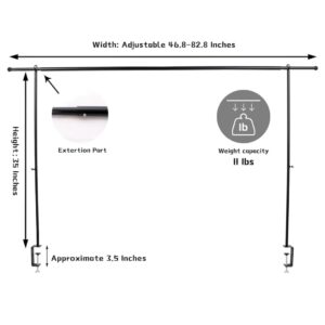 Over The Table Rod Stand with Clamps / Adjustable Metal Balloon Flower Arch Stand